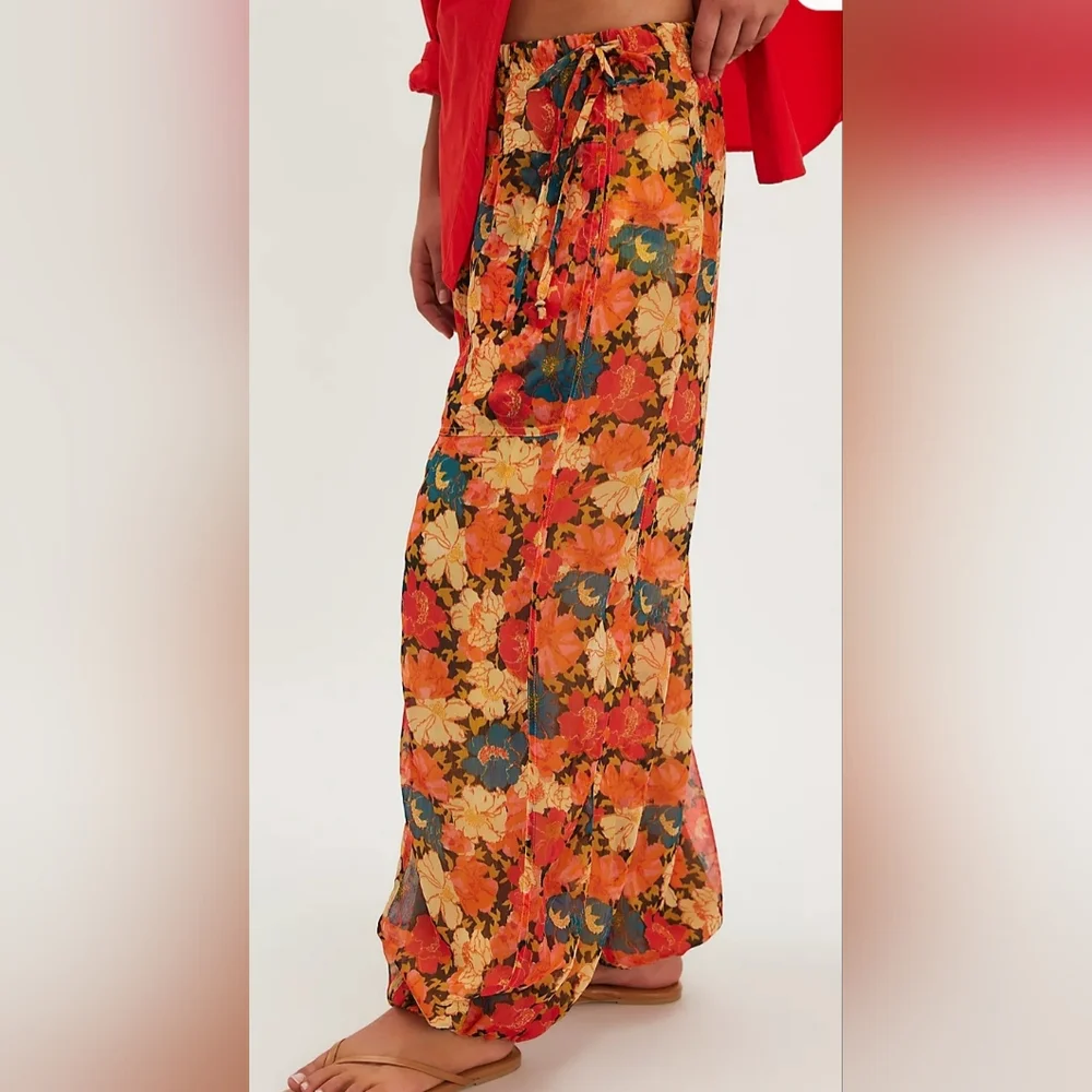 Free People Misty Printed Bubble Pant - Picture 2 of 10